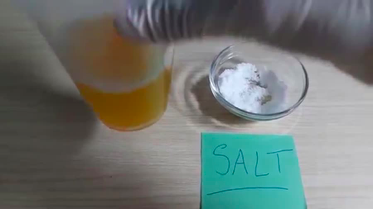 تست بارداری با نمک